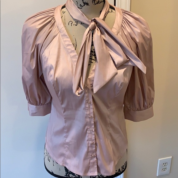 bebe Tops - Bebe Organza Women Dress Shirt.
